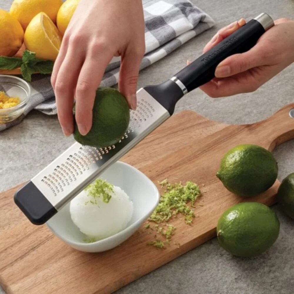 KitchenAid Kitchen Aid Fine Grater / Zester + Protective Blade Cover Black NWT